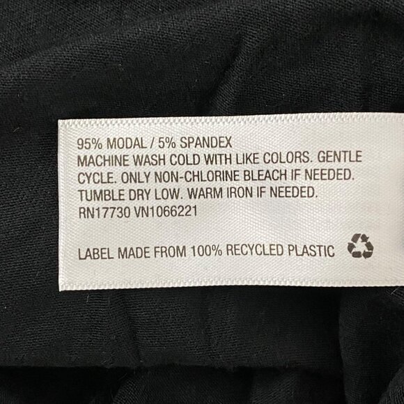 Stars Above Womens Black Long Sleeve Top and Pants Pajama Set Plus Size 3X - Picture 9 of 9